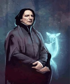 Professor Serverus Snape paint by numbers