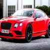 Red Bentley paint by number