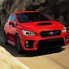 Red Subaru Car paint by number