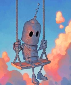 Robot In Swing paint by numbers