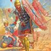 Roman Soldiers paint by numbers