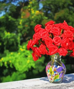 Roses Bouquet paint by number