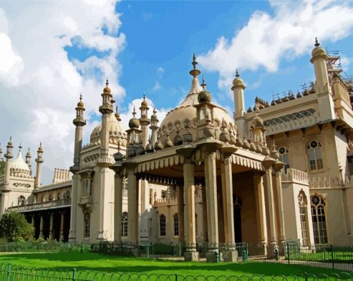 Royal Pavilion Brighton paint by number