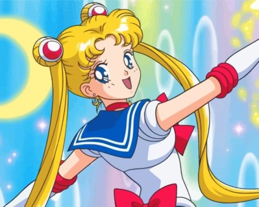 Sailor Moon Anime Girl paint numbers