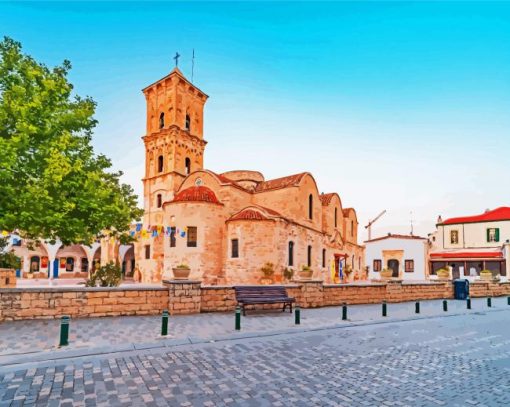 Saint Lazarus Church Larnaca paint by numbers