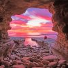 San Diego Sunset Cave paint by numbers