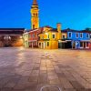 San Martino Burano Italy paint by number