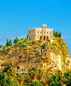 Santuario Di Santa Maria Dell'Isola Di Tropea Calabria paint by number