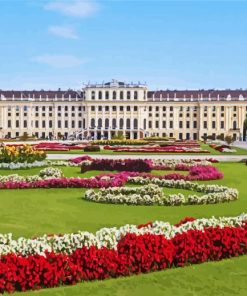 Schonbrunn Palace Wien paint by number