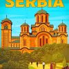 Serbia Poster paint by number