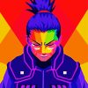 Shikamaru Pop Art paint by number