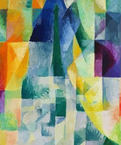 Simultaneous Windows Robert Delaunay paint by number