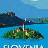 Slovenia Poster paint by number