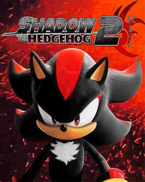 Sonic Shadow paint by number