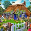 Spring Cottage paint by numbers