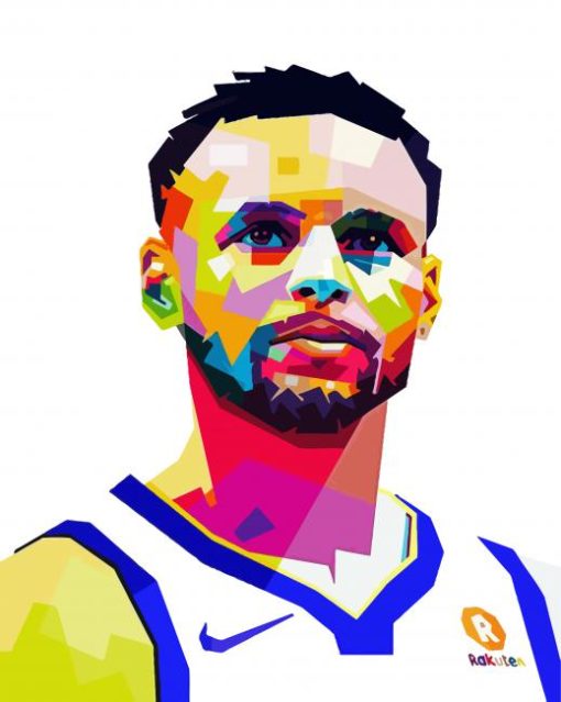 Stephen Curry Pop Art paint by number