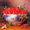 Still Life Raspberries paint by numbers