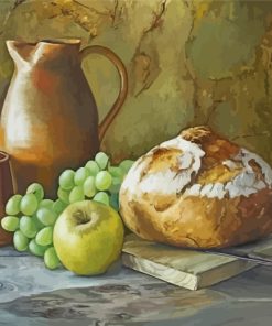 Still Life With Bread paint by numbers