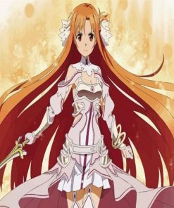 Sword Art Online Asuna Anime paint by numbers