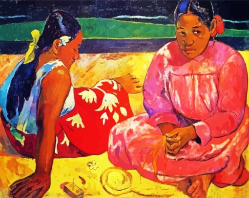 Tahitian Women Paul Gauguin paint by number