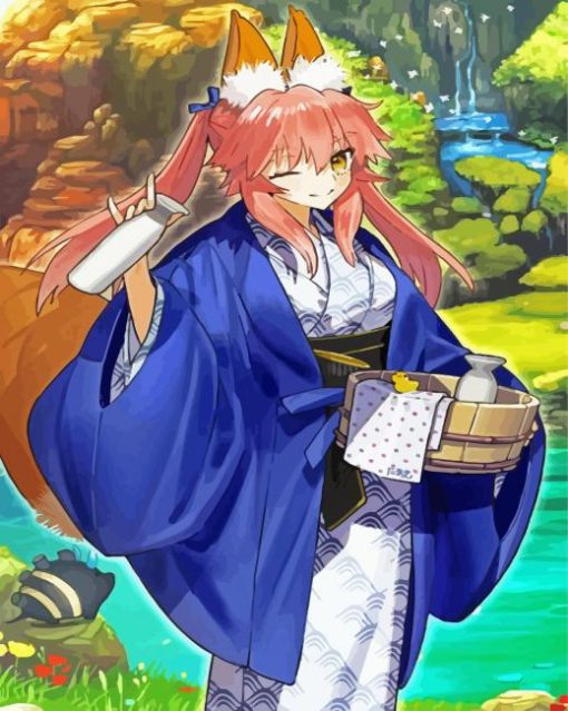 Tamamo No Mae paint by number