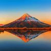 Taranaki Mountain paint by number