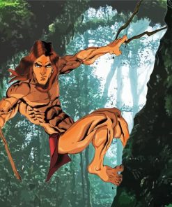 Tarzan Hero paint by numbers