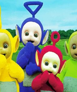 Teletubbies Characters paint by numbers