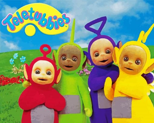 Teletubbies Show paint by number