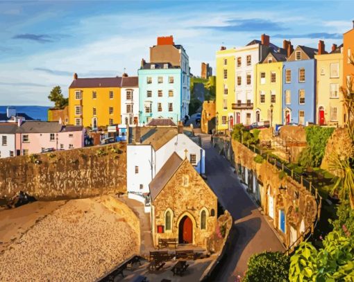 Tenby Uk paint by number