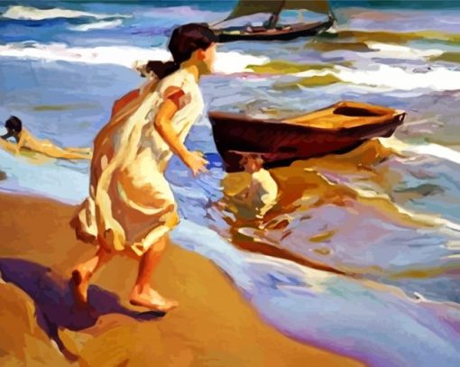 The Bathing Hour Sorolla paint by number