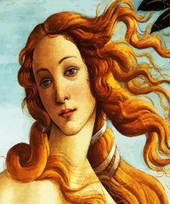 The Birth Of Venus Botticelli paint by number