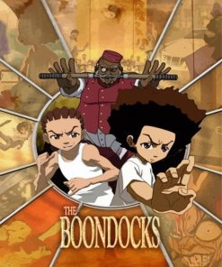 The Boondocks Characters Poster paint by numbers