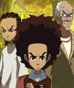 The Boondocks Characters paint by numbers