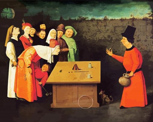 The Conjurer By Bosch paint by number