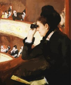 The Opera Cassatt paint by number