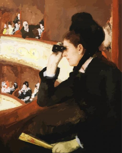 The Opera Cassatt paint by number