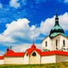 The Pilgrimage Church Of St John paint by number