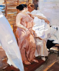 The Pink Robe Sorolla paint by number