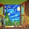 The Starry Night Van Gogh paint by numbers