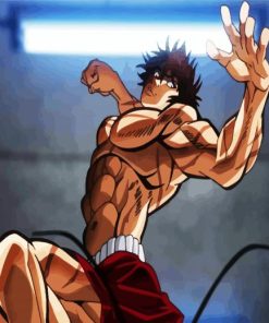 The Strong Baki The Grappler paint by number