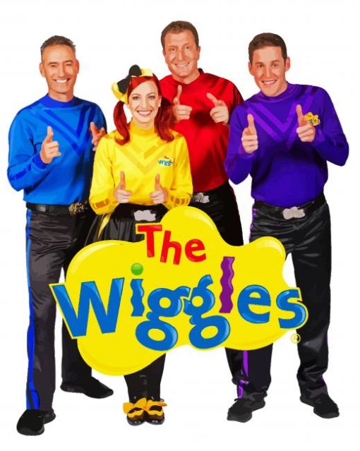 The Wiggles paint by numbers