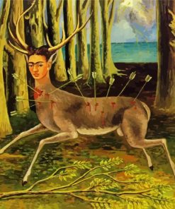 The Wounded Deer By Frida Kahlo paint by numbers