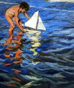 The Young Yachtsman Sorolla paint by number