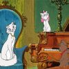 The Aristocats Cartoon paint by numbers