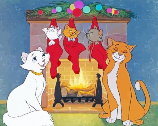 The Aristocats Family paint by numbers