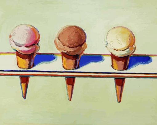 Three Cones Thiebaud paint by numbers