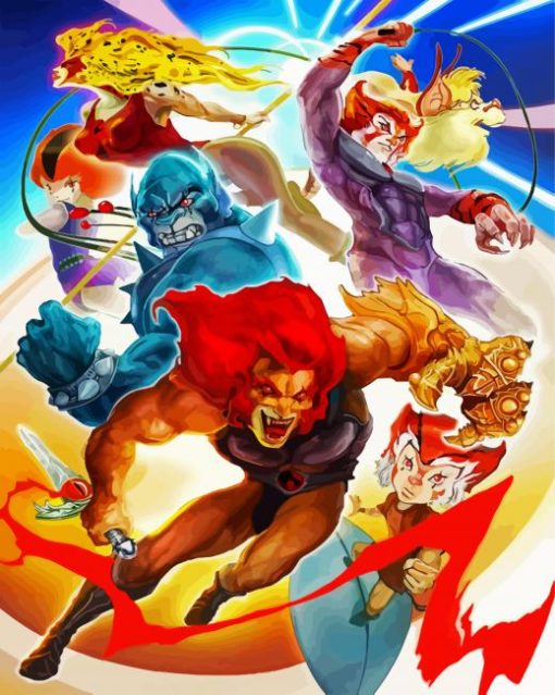 Thundercats paint by number