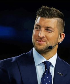 Tim Tebow paint by number