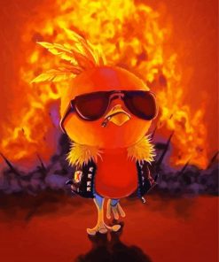 Torchic paint by number